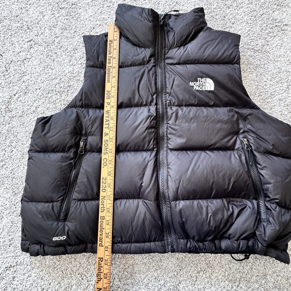 The North Face Hydrenalite Down Vest Womens XL Black 600‎ Fill Zipper - Picture 4 of 9